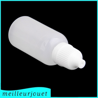 Meilleur 10 piezas contenedor De Plástico vacío recargable blanco Squeezable cuentagotas/herramienta líquida Para laboratorio (3)