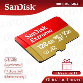 Sandisk U3 memoria Micro SD TF/tarjeta SD 128GB 64GB 32GB 16GB Micro SD C10 A2 95MB/s SD UHS-1 tarjeta flash Kad Kelajuan Baca