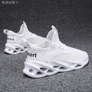 otoño nuevo zapatos de los hombres versión coreana de la tendencia de desodorante antideslizante zapatillas de deporte de los hombres s casual blanco zapatos todo-partido zapatos para correr