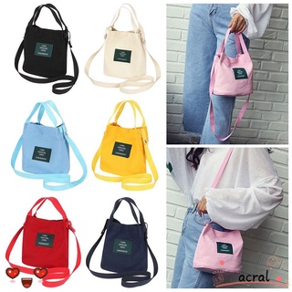 ACRAL Fashion Letter Shoulder Bag For Ladies Shopping Bag Canvas Crossbody Bag Large-Capacity Travel School Bag Buckle Casual Bag Tote Handbags/Multicolor