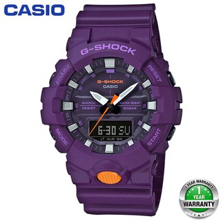 casio reloj deportivo casio g-shock ga-800 púrpura digital deporte hombres