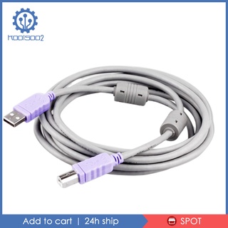 [koo2-9] Cable De impresora Usb 2.0 Macho a B/ Macho/accesorio Para impresoras con Etiqueta