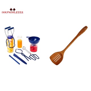 6 pzs popote/herramientas De Canning/herramientas De Canning De madera/Espátula/mango largo/manualidades