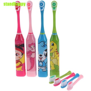 Standhappy 1pc cepillo de dientes eléctrico niño de dibujos animados Sonic cepillo de dientes niños poder cepillo de dientes