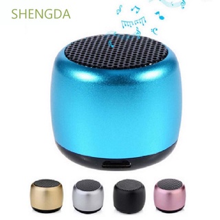 Shengda Mini altavoz Subwoofer reproductor de música Bluetooth altavoz bajo portátil TWS Bluetooth altavoz de sonido hogar inalámbrico altavoz Multicolor (1)