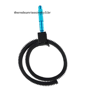 [theredsunisesinsky3]Br) cinturón flexible ajustable con anillo De engranaje Para cámara Dslr exfoliante enfoque enfoque Zoom.
