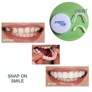 laliks 2 unids/set dientes dentadura superior snap on smile natural flex cubierta de dentadura dientes carillas cosméticas para clínica dental (1)