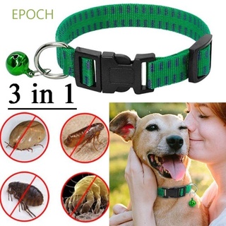 Epoch - Collar de seguridad para perro, eficaz Anti pulgas, Anti pulgas, correa para el cuello, matar insectos, mosquitos, Nylon, insecticida, ajustable, Suppies, Multicolor