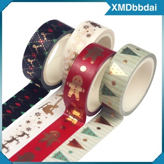 12 rollos de cinta washi de 15 mm, cinta de enmascaramiento bronceadora para planificadores
