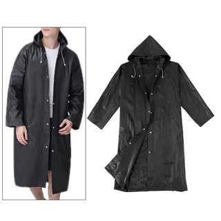 Outerwear Poncho EVA Rain Coat Waterproof Raincoat Hooded Jacket for Outdoors