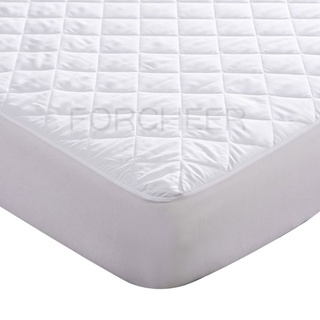 Protector de colchón impermeable individual Queen King edredón sábana bajera ajustable (3)