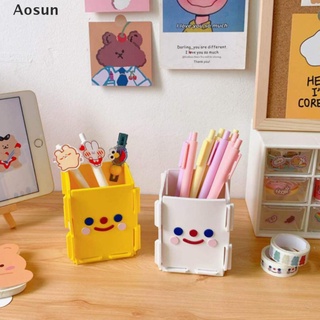 [Aosun] Creative DIY Pen Holder Cute Desk Storage Box Pen Holders .