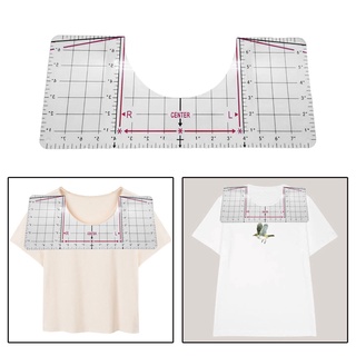 camiseta regla guía htv vinilo alineación regla herramienta - diseños en camiseta diy