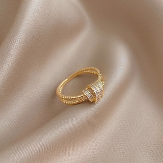 ins simple anillo abierto moda fría diseño de nicho femenino sentido ligero lujo alto sentido anillo de dedo índice anillo anillo (9)