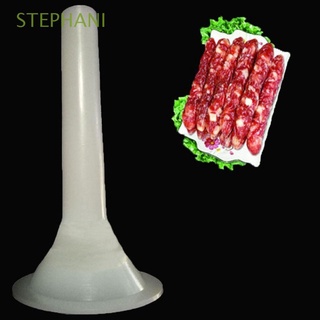 stephani plástico enema tubo de cocina hecha a mano de carne de salchicha embudo de uso doméstico de relleno de salchicha embudo relleno de salchichas