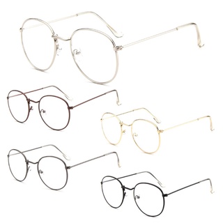 sta lentes redondos con marco de metal para hombre/mujer/lentes transparentes