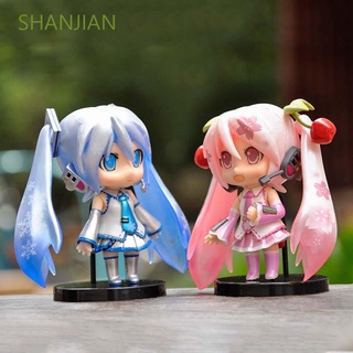 Shanjian Miku Hatsune Figura De acción Modelo colección accesorios para coche Figuras De acción Modelo Miku Hatsune