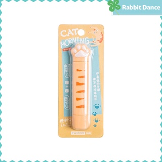 [danza De conejo] lindo diseño De Pata De Gato 2 en 1 doble cabeza De 7 M corrector De cinta correctora De pegamento para niños regalos oficina escritura (8)