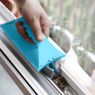 CHENGYI Household Cleaning Brush Hand-Held Corner Cleaning Brush Windows Cleaning Tools With Dismountable Cloth 1 Set Foldable Multi-Functional For Wiping Window Gap Cleaning Brush/Multicolor