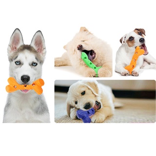 placeorder mascota perro cachorro suave goma forma de hueso fugas alimentos molar interactivo masticar juguete (7)