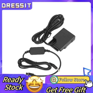 Dressit tipo C USB PD convertidor a DC Cable EN‐EL14 batería falsa para Nikon D3100 D5100