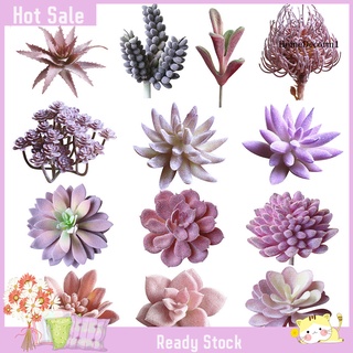 [Inventario disponible] Atf-1pza Planta Suculenta Artificial Diy flores Bonsai decoración De escritorio oficina/hogar