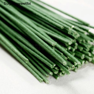sbi> 12pcs verde cinta floral alambre de hierro artificial flor tallo tallo diy decoración 60 cm bien