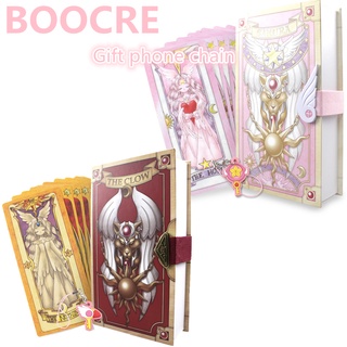 Juego de cartas de Anime para Captor Sakura KINOMOTO Tarot con tarjetas Clow libro mágico en caja accesorio de (1)
