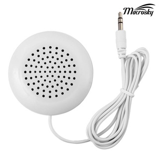 macrosky-Altavoz De Almohada Estéreo Portátil De 3.5 Mm Para Reproductor MP3 MP4 Para iPod Para iPhone