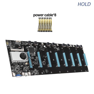 Hold BTC-S37 - placa base extensible para minería (8 PCI-E, 16X, soporte 1066/1333/1600mhz)