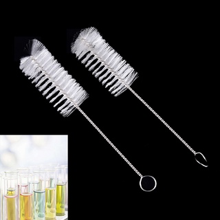 [enjoysportshg] 2Pcs Lab Chemistry Test Tube Bottle Cleaning Brushes Cleaner Laboratory Supply [HOT]