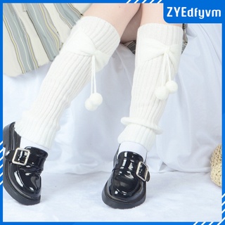 Fashion Harajuku Women Girls Lolita Student Autumn Leg Warmers Cover Socks
