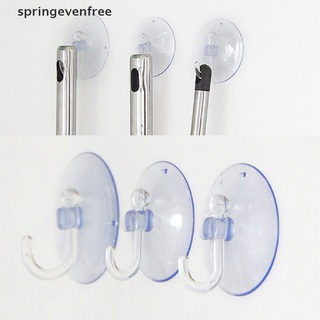 Spef Transparent Wall Hooks Hanger Kitchen Bathroom Suction Cup Sucker Accessorie Free