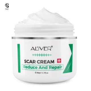 Aliver 50Ml Scar Repair Cream for Keloid,C-Section,Hypertrophic Scars Ready Stock
