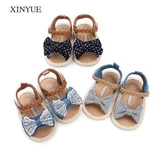 Simba Fashion Baby Girls lona Bow-knot sandalias zapatos de playa