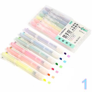 Annami 6 colores resaltador conjunto de rotuladores rotulador de Color pluma fluorescente acuarela dibujo pluma oficina suministros escolares papelería (2)