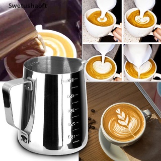 [sweu] jarra de leche de acero inoxidable para café espresso barista craft latte taza bfd
