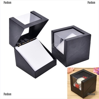 <fudan> 1 caja de reloj de pulsera 78*78 mm de plástico para pendientes de exhibición, soporte de almacenamiento (1)
