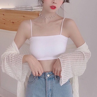 Hielo seda Sling inalámbrico Anti-exposición pecho envoltura ropa interior estudiante femenino estilo coreano Bandeau Bottoming chaleco femenino ropa interior delgada (3)