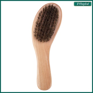 Cepillo de pelo de madera cerdas barba bigote cepillo peine desenredante enderezamiento