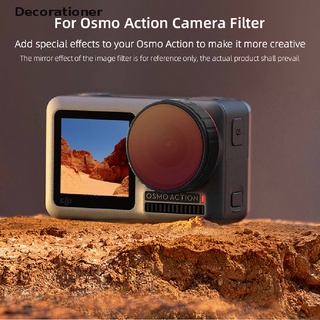 (Decorationer) for OSMO Action CPL UV ND ND4-8-PL Lens Filters Set for DJI Osmo Action Camera On Sale