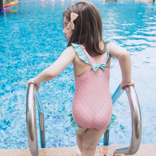 Niños niños niñas 2~11Y traje de baño bikinis de una sola pieza trajes de baño traje de baño (4)