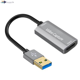 Caja de grabación en vivo USB a HDMI compatible con tarjeta de captura juego de Video en vivo