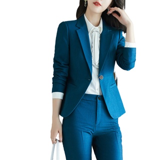 Autumn and Winter long sleeves business suit slim jacket temperament business formal wear work clothes fashion suit wome