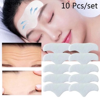 [Bettery] 10Pc Reusable Anti-Wrinkle Forehead Pad Patches Moisturizing Stickers Anti-Aging