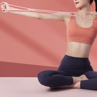 [wing] banda de ejercicio figura 8 elástico tpr espalda hombro cuello estiramiento bucle de resistencia para el entrenamiento en casa yoga