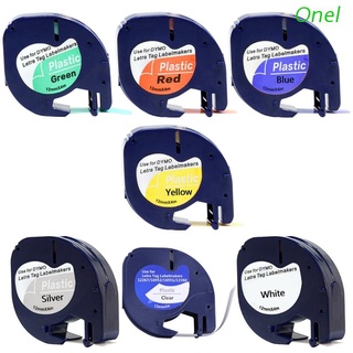 Onel impresora etiqueta cinta adecuada para máquina de etiquetas LT Compatible etiqueta máquina cinta de etiquetas múltiples colores Base 12 mm X 4m