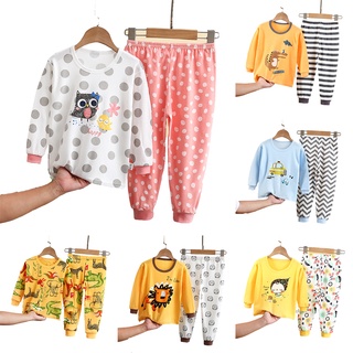 Pijamas Niños Ropa De Dormir De Algodón Baju Tido Budak Traje Tidur Kanak 16 Niño Conjunto A16