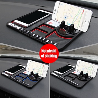 Car Dashboard Anti Slip Mat Pad GPS Mobile Phone Holder Stand Number Plate Accessories (6)