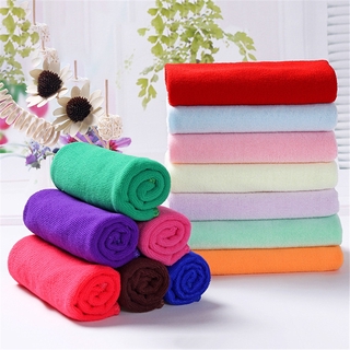 Toalla suave de algodón de fibra multicolor/toalla calmante/lavado de limpieza (2)